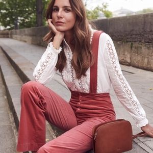 NWT Sezane Mariella Blouse